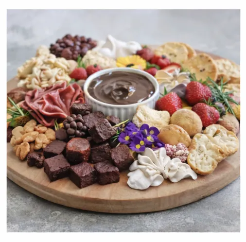 The Sweet Signature board for 3 guests by Rawfully Delicious Serving  SWFL 