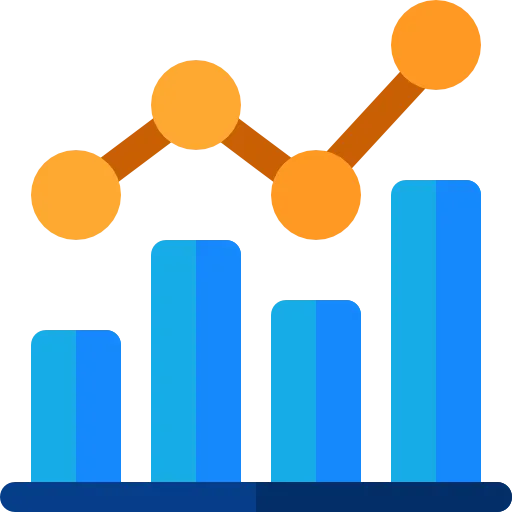 Dashboard, analytics, and reporting available on our platform.