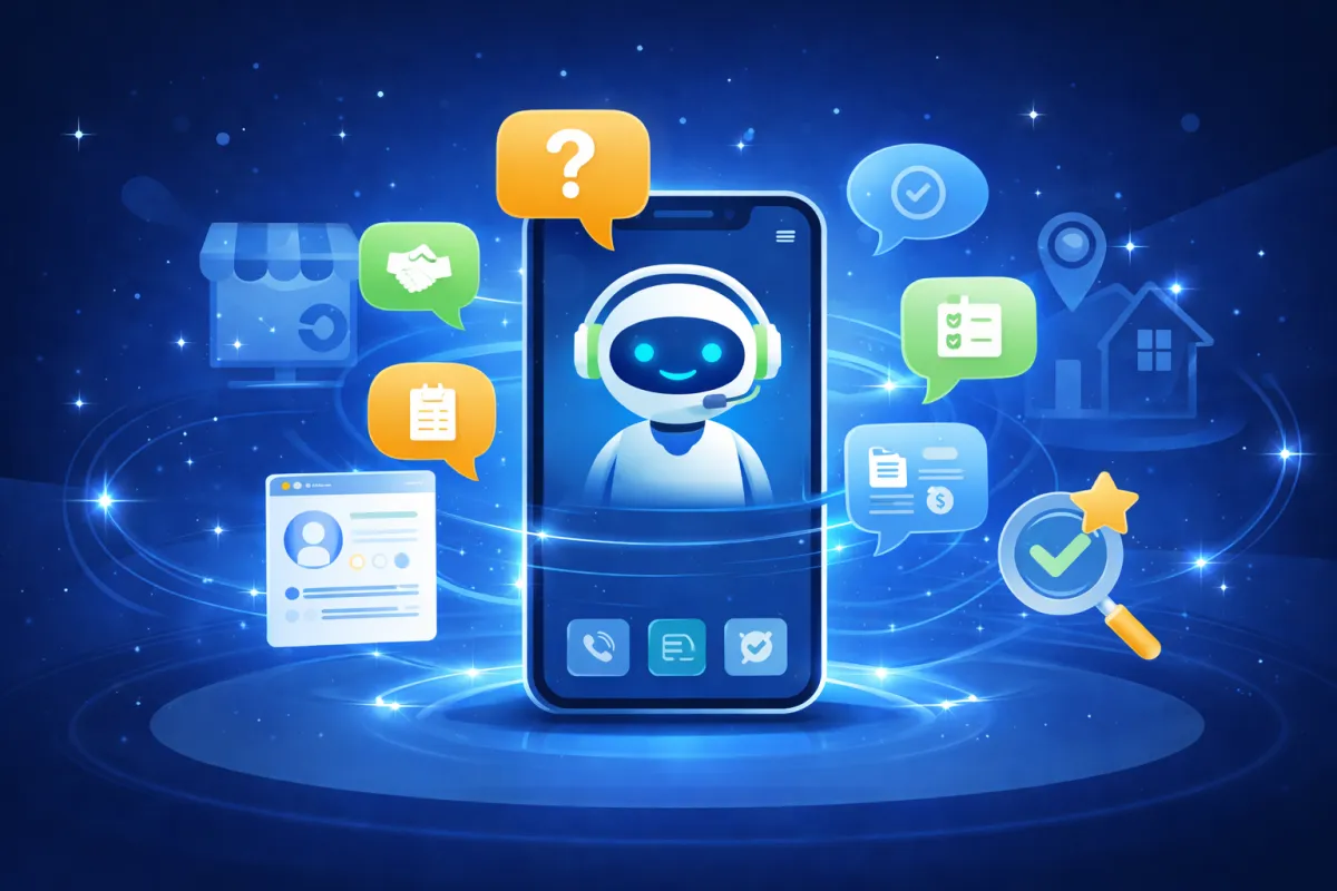 AI assistants and receptionists for service businesses.