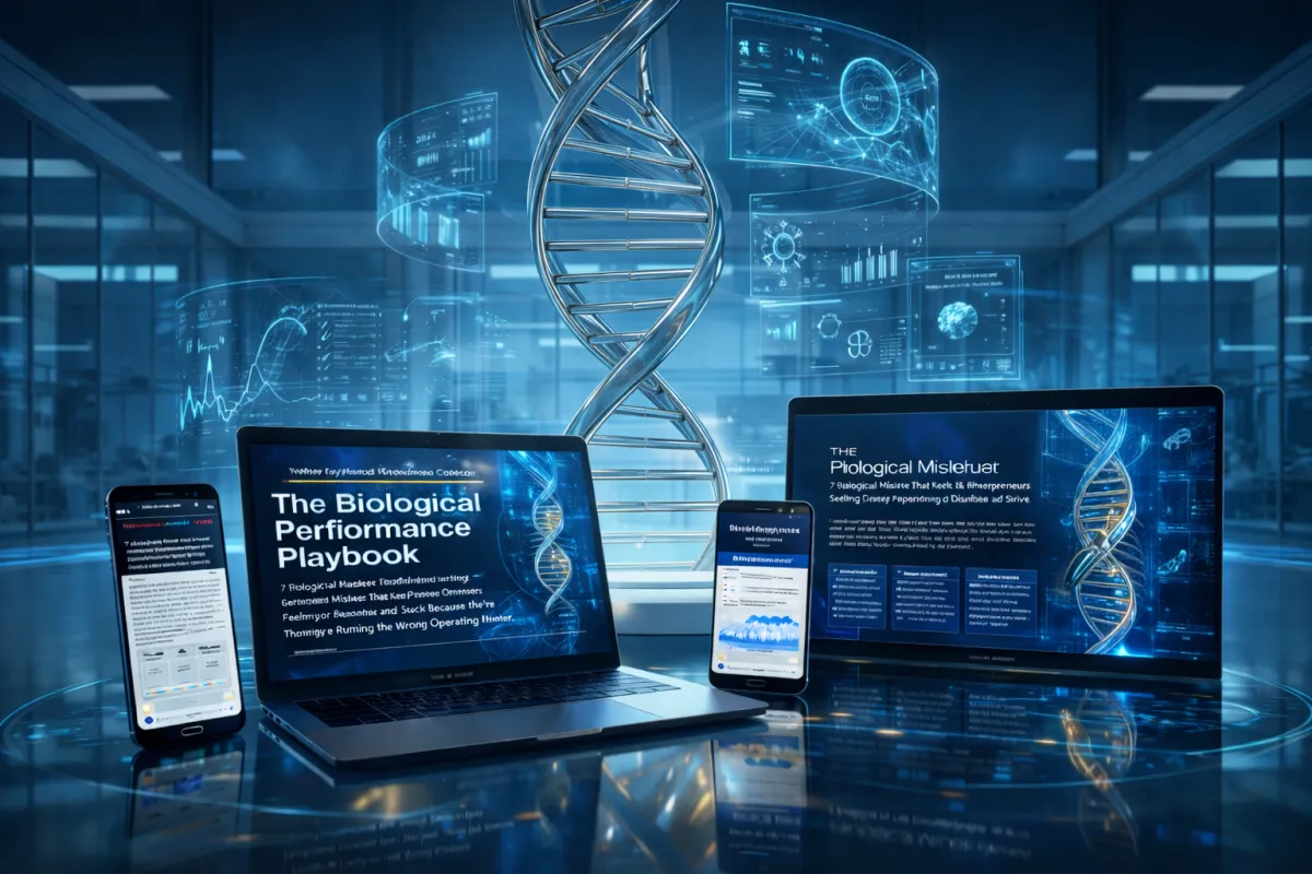 Before and after biological performance dashboard visualization