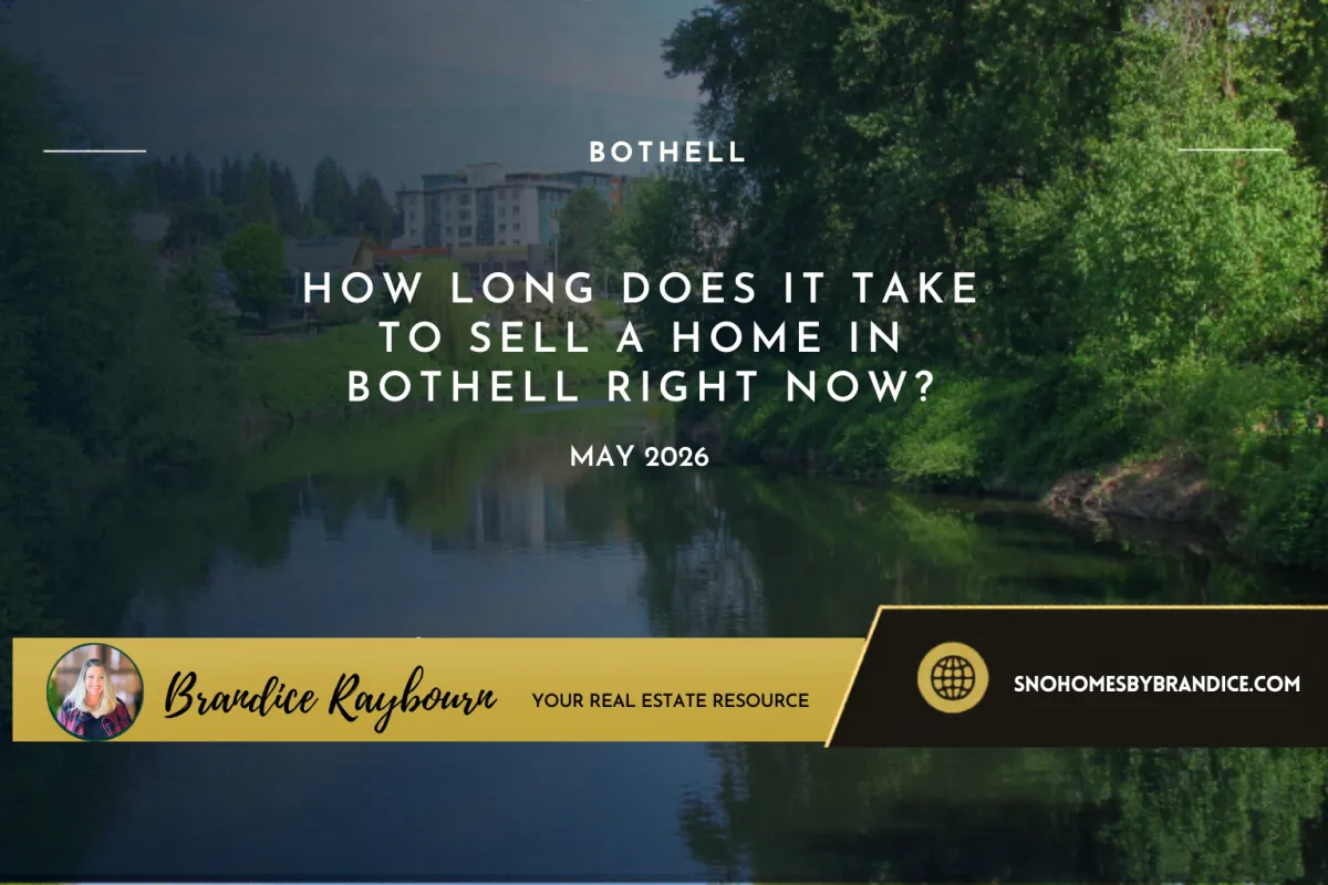 How long does it take to sell a home in Bothell right now?