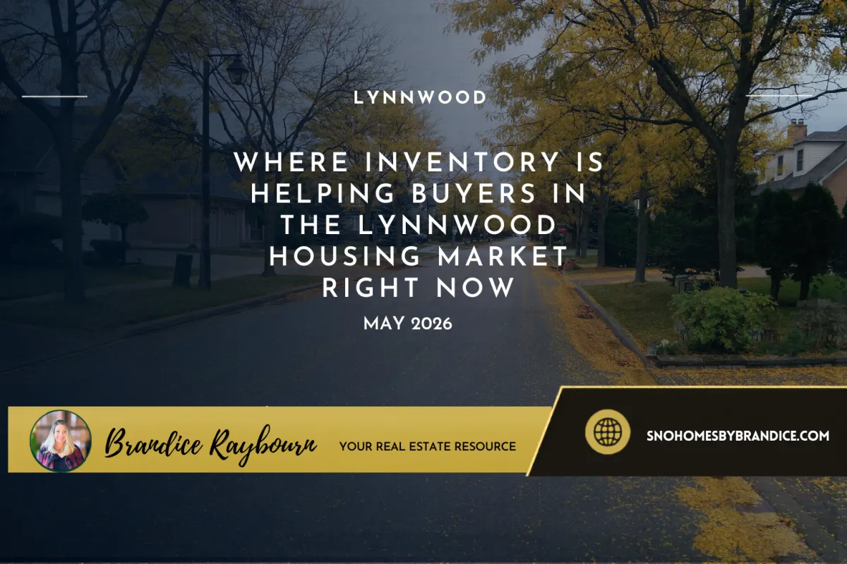 Where inventory is helping buyers in the Lynnwood housing market right now