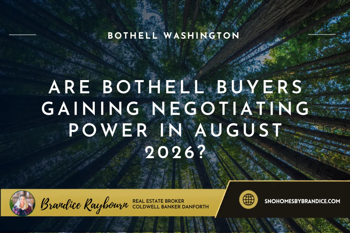 Are Bothell Buyers Gaining Negotiating Power in August 2026?
