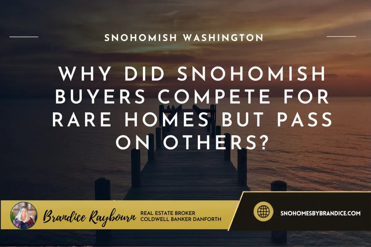 Why Did Snohomish Buyers Compete for Rare Homes but Pass on Others?