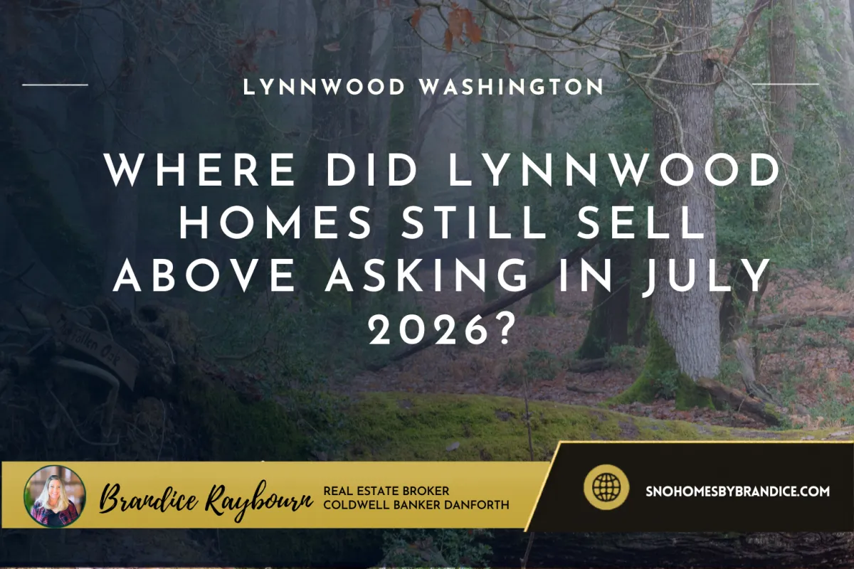 Where Did Lynnwood Homes Still Sell Above Asking in July 2026?