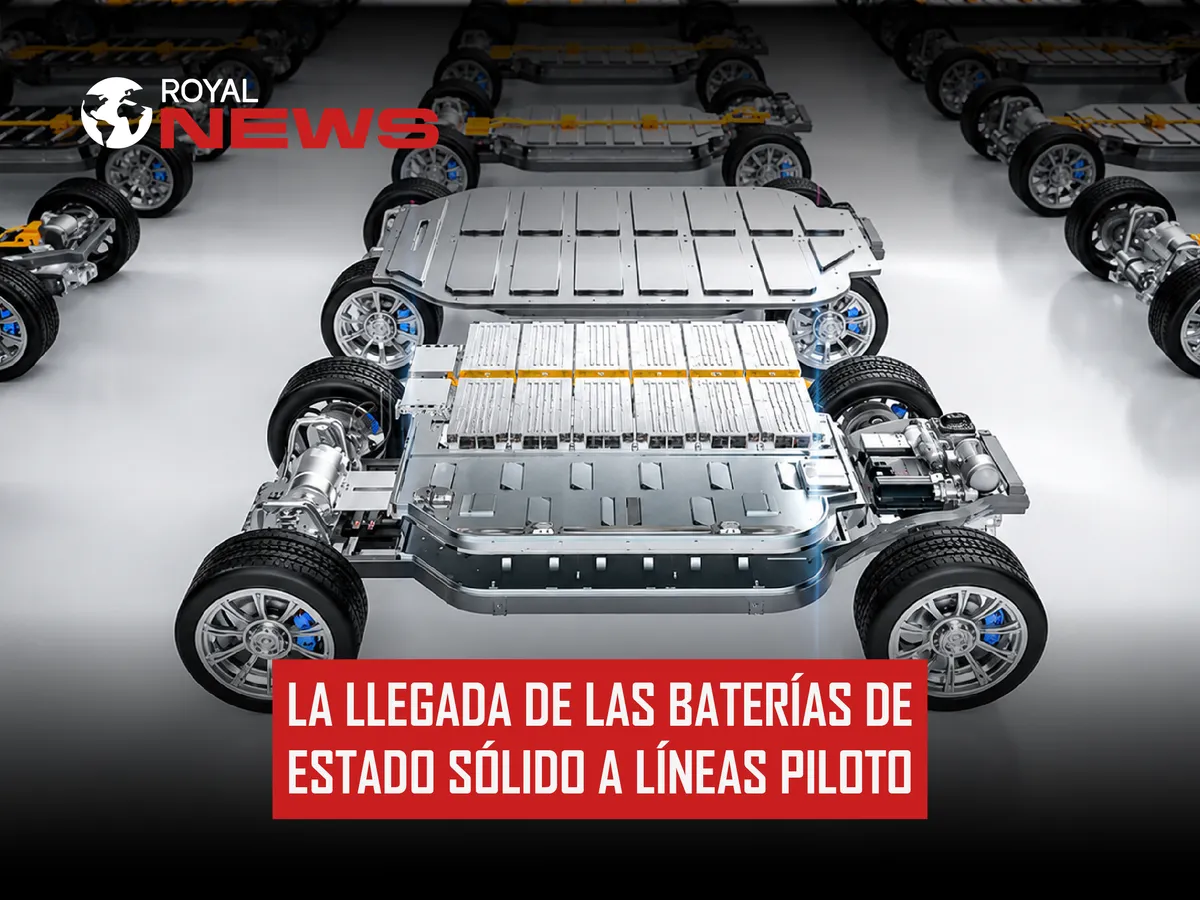 BOLETÍN 09-01 ROYAL NEWS | RUPTURA ENERGÉTICA: LA LLEGADA DE LAS BATERÍAS DE ESTADO SÓLIDO A LÍNEAS PILOTO