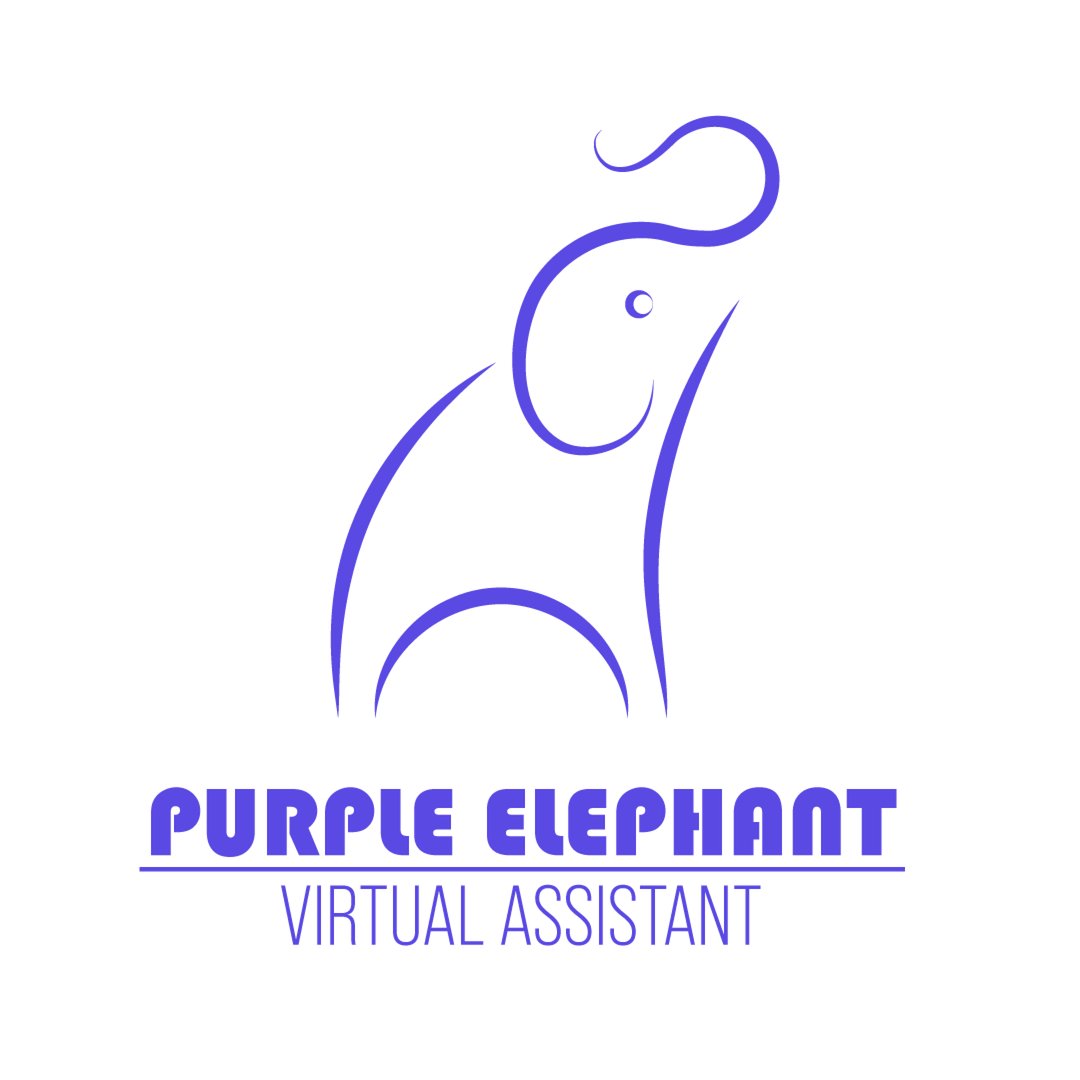 Purple Elephant VA Services Logo