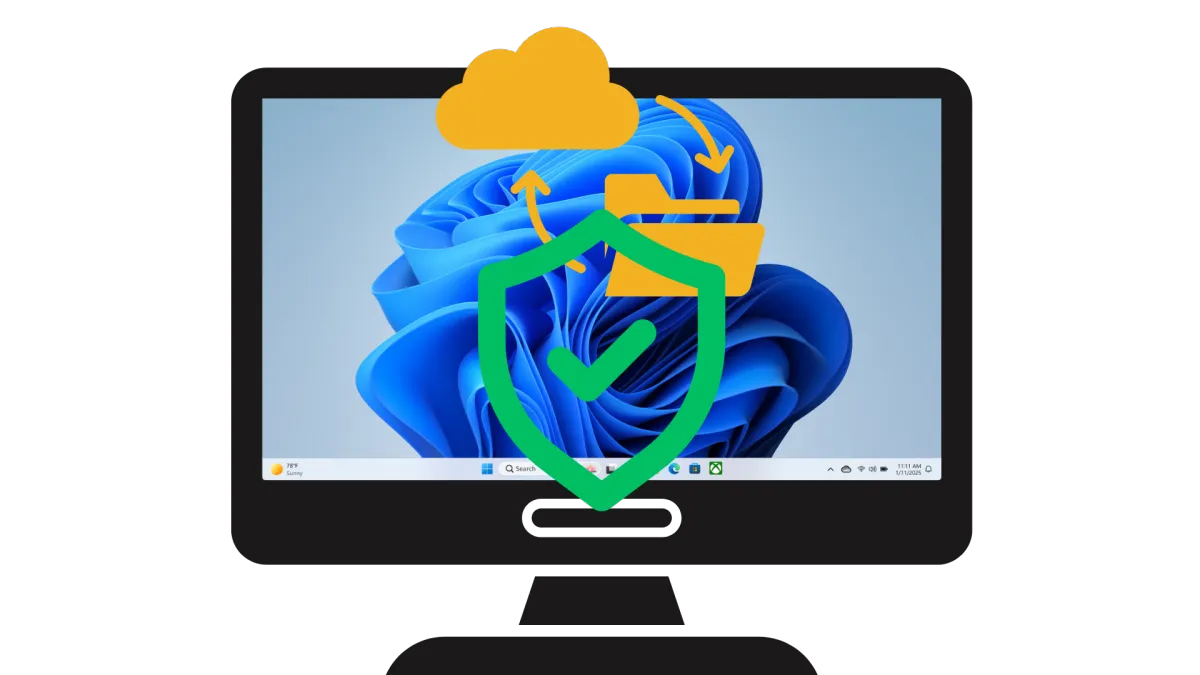 cloud backup representation