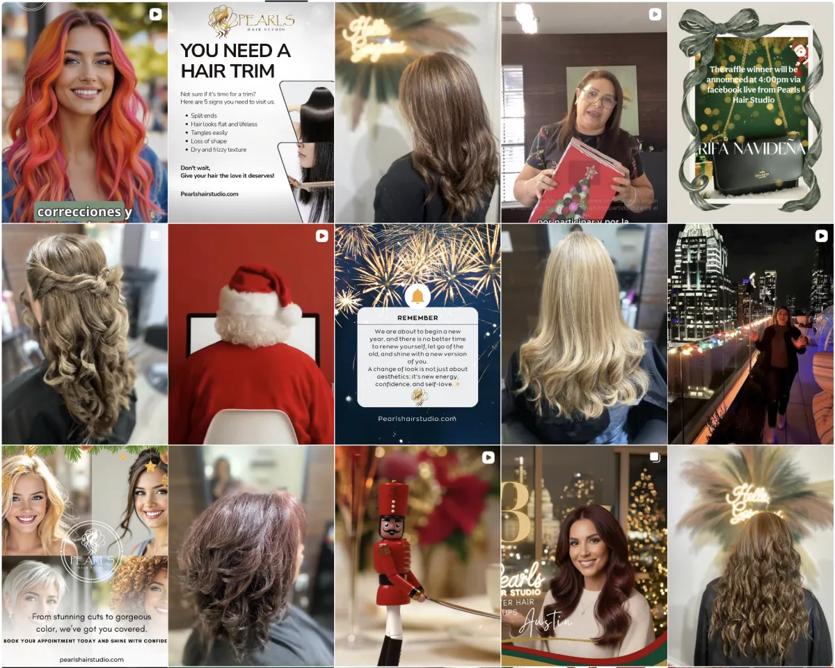 pearls hair studio instagram