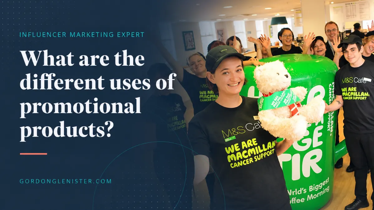 What are the different uses of promotional products?