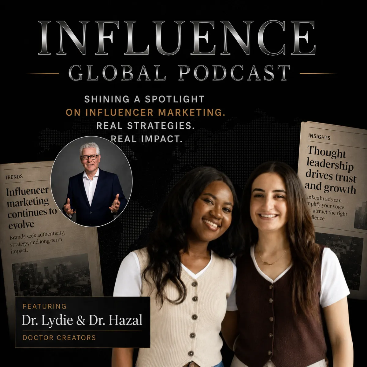Jennifer Glen discussing how creators are building their own brands on the Influence Global Podcast