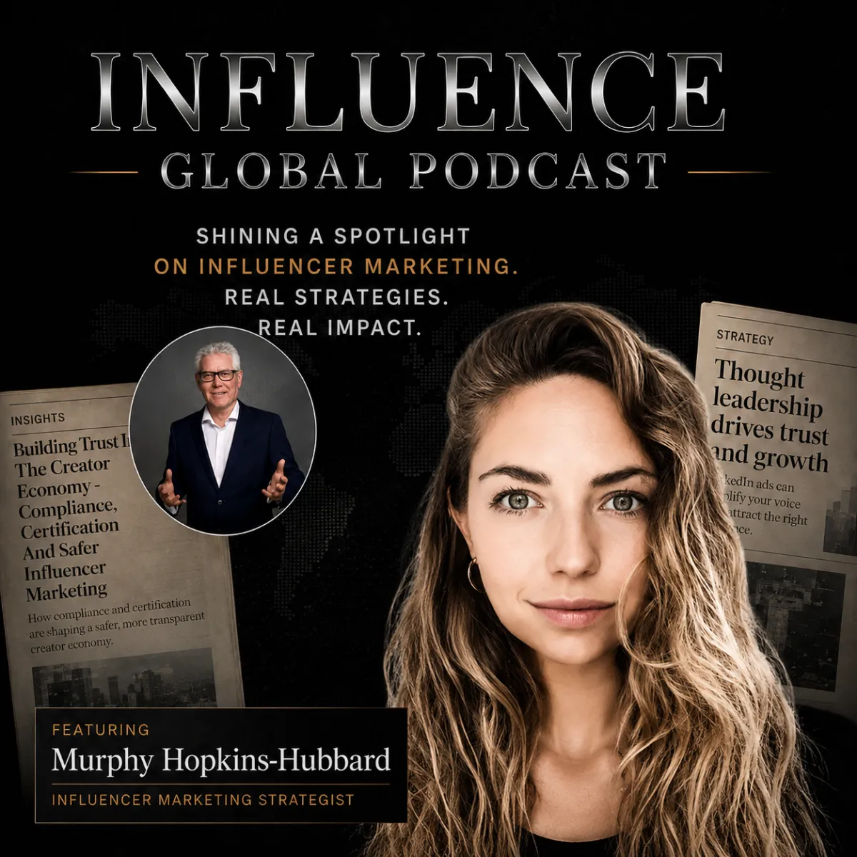 Bonnie Bruderer discussing streaming platforms and content creator growth on the Influence Global Podcast