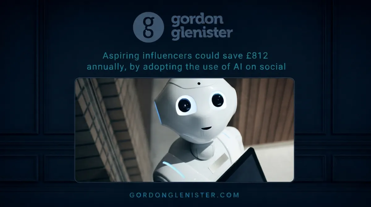 Aspiring influencers could save £812 annually, by adopting the use of AI on social