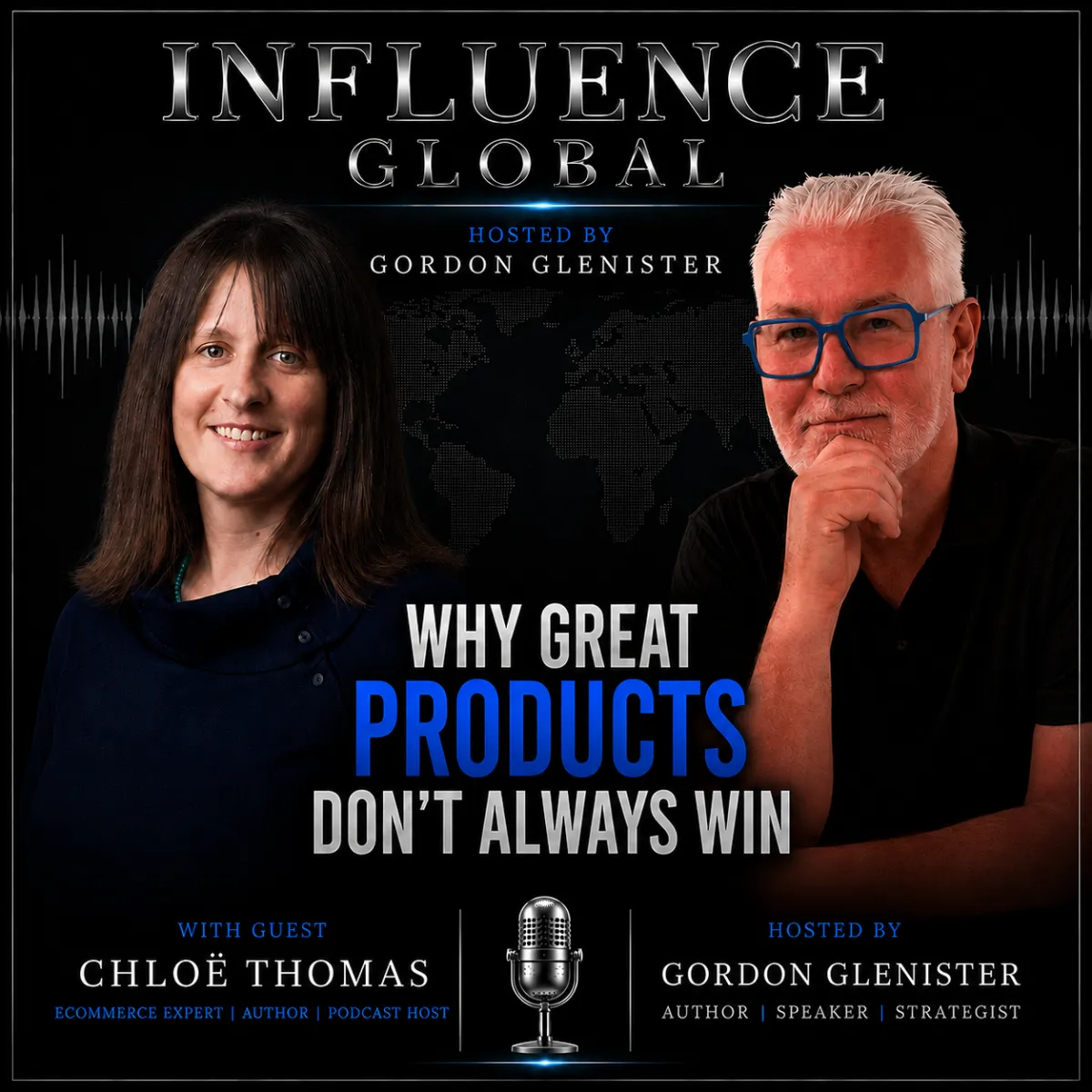 Gordon Glenister with Chloë Thomas discussing ecommerce, branding and customer loyalty.