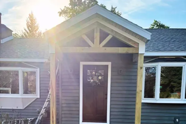 New loft build in Lake George, NY. New construction by Finish Line Construction.