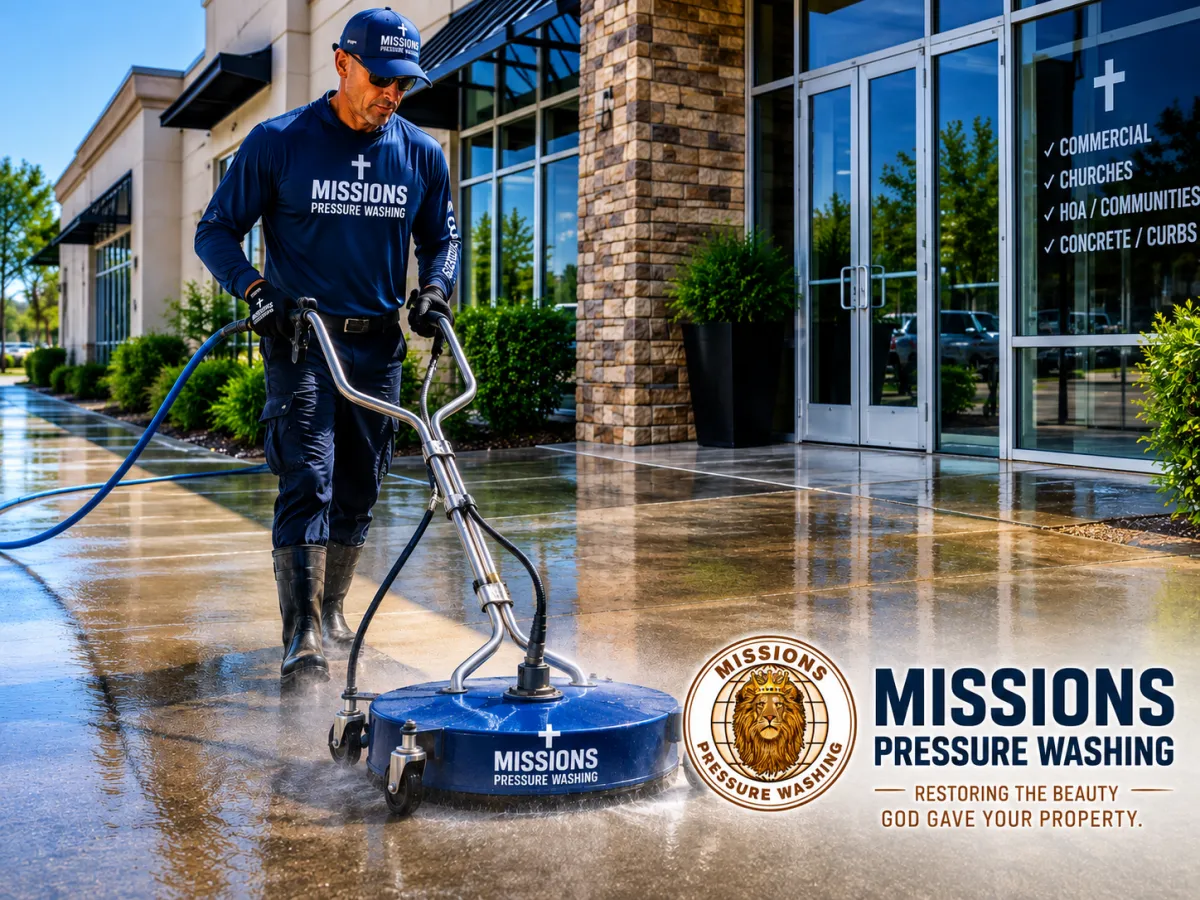 Commercial exterior pressure washing in Jacksonville & Northeast Florida