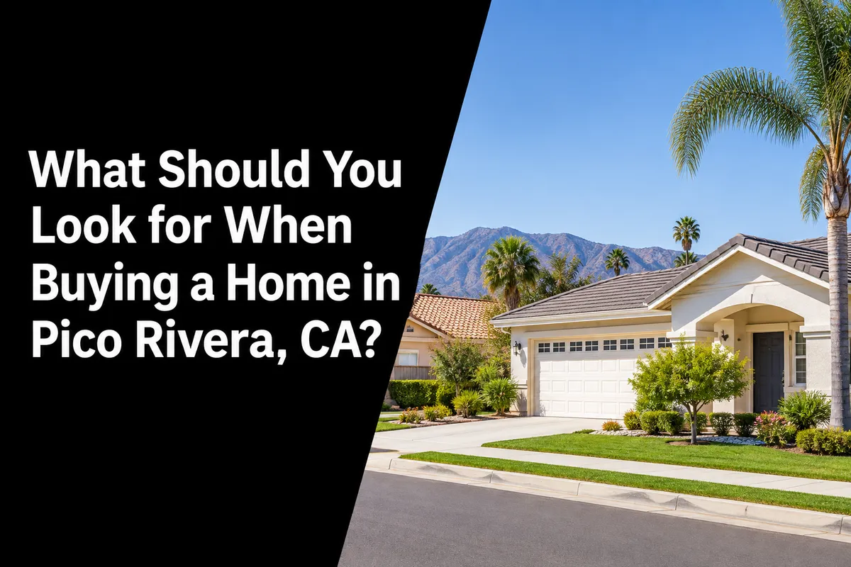 Pico Rivera CA real estate homes and neighborhoods for home buyers