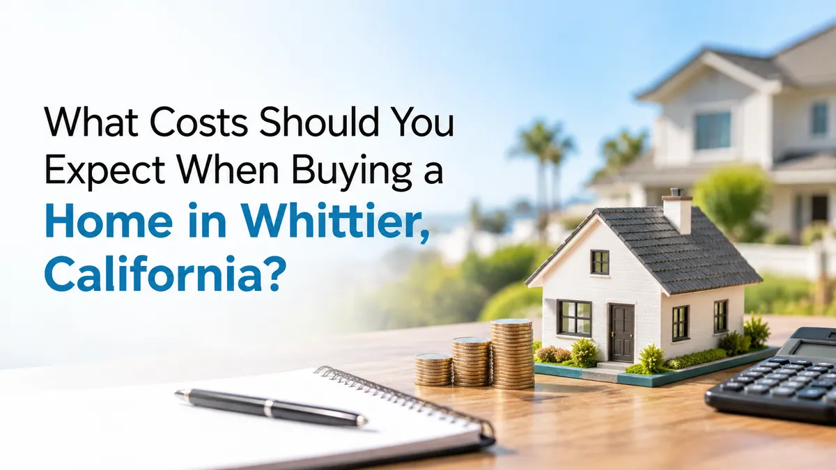 Whittier home buying costs guide