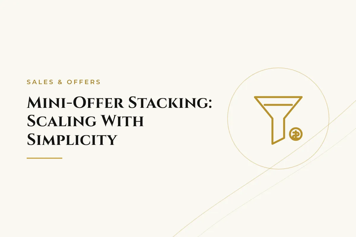 Mini-Offer Stacking: Scaling With Simplicity