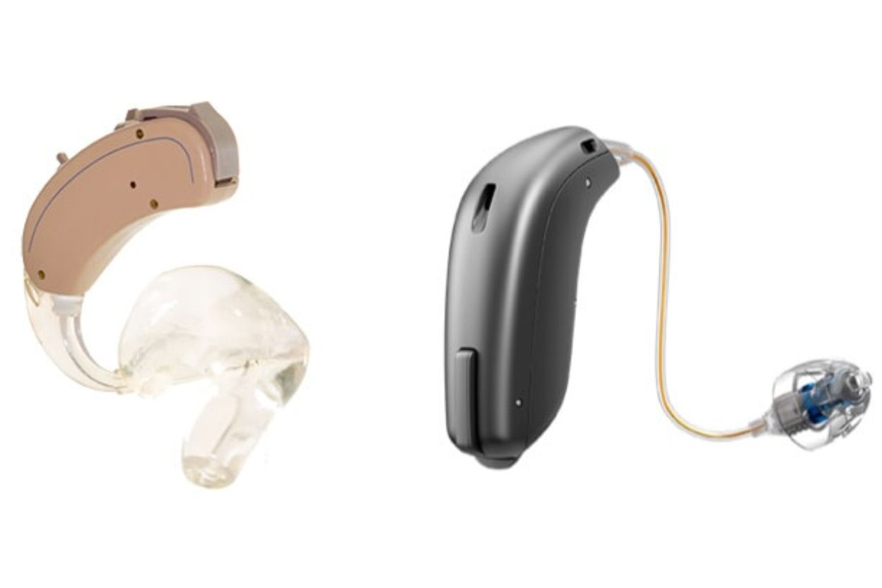 different BTE hearing aids
