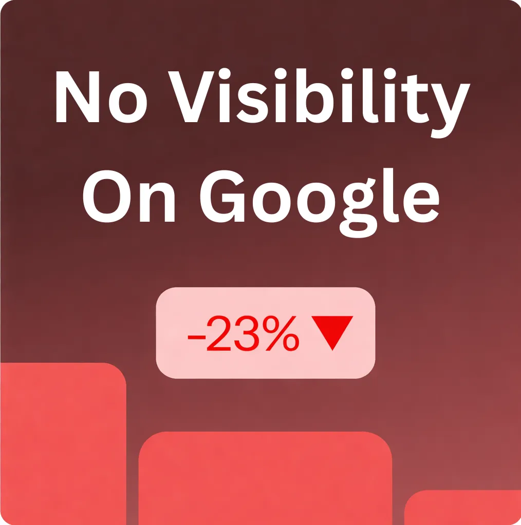 Example showing a drop in customers & revenue  for being out ranked