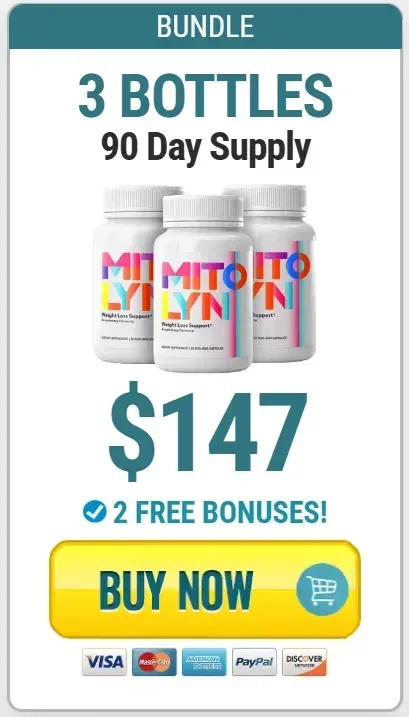 Mitolyn six bottles maximum savings package for long term use"