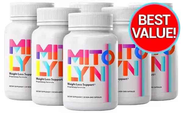 "Save more with Mitolyn best value pack offering six bottles"