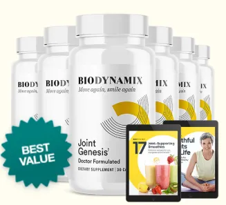 "Discounted JointGenesis bottle at 39 dollars per bottle"