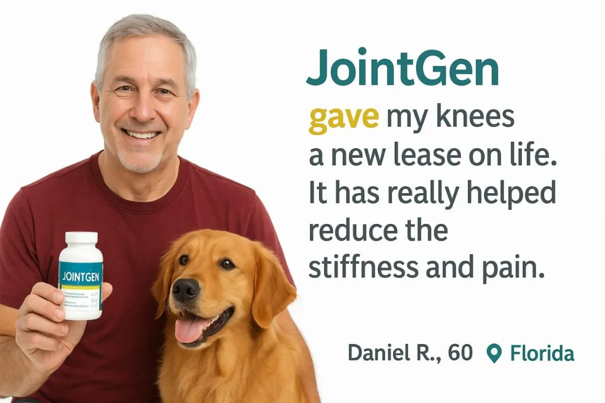 "Four satisfied customer testimonials for JointGenesis results"