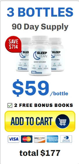 “Sleep Lean weight loss supplement bottle with price label”
