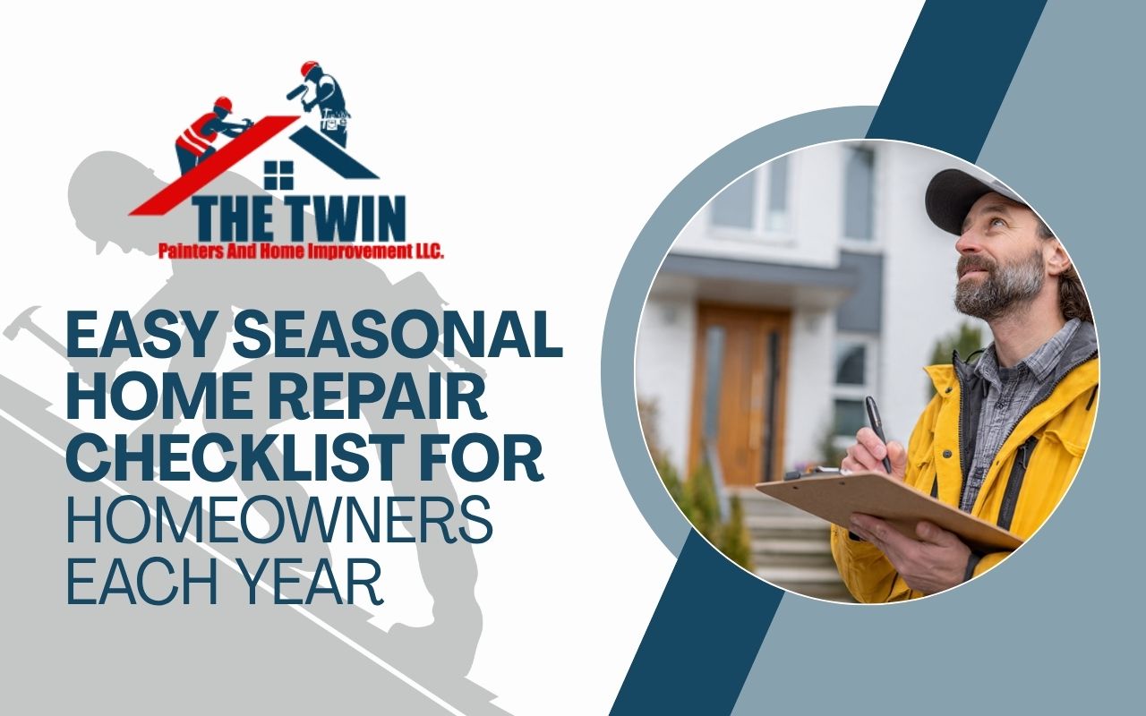Easy Seasonal Home Repair Checklist for Homeowners Each Year
