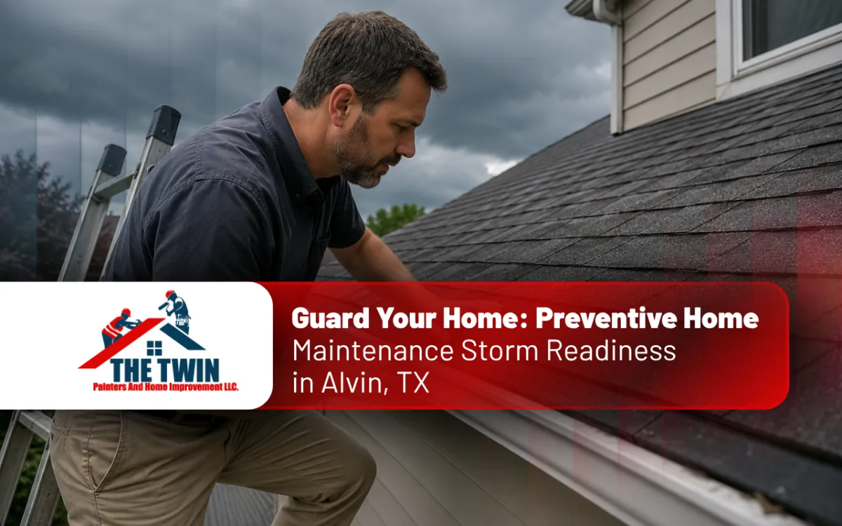 Preventive home maintenance roof inspection before storm season