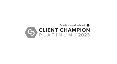 Martindale Hubbell Client Champion