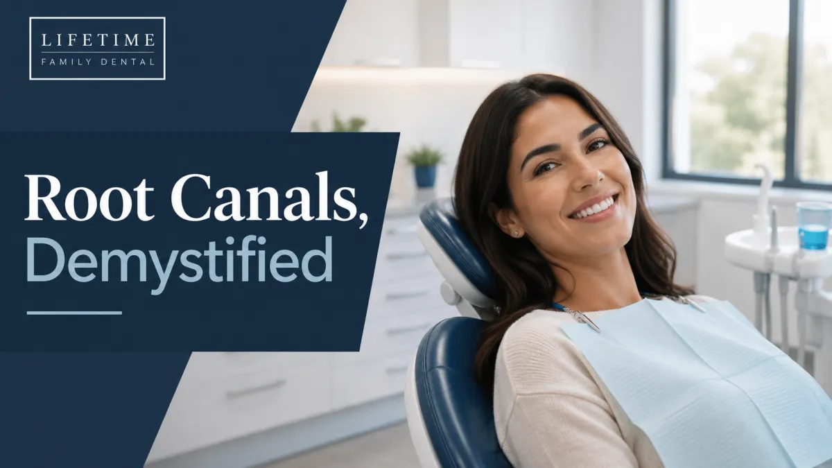 Root Canals: What to Expect (Not Scary) | Lifetime Family Dental, Kaysville