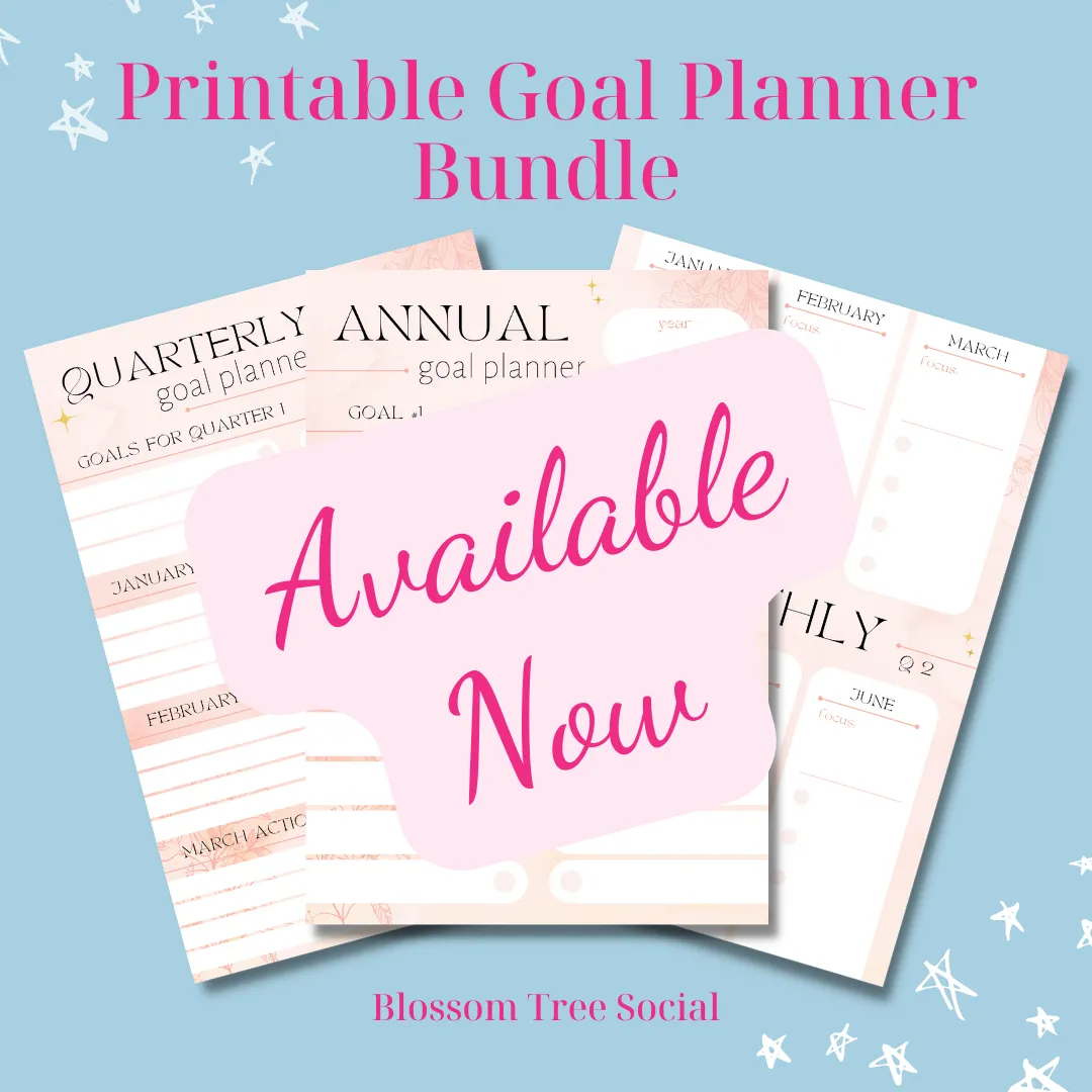 Goal planner bundle