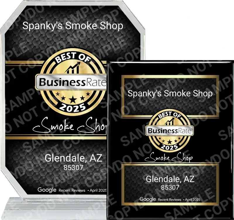 Spanky's Smoke Shop Ranked #1 in Glendale, 85307