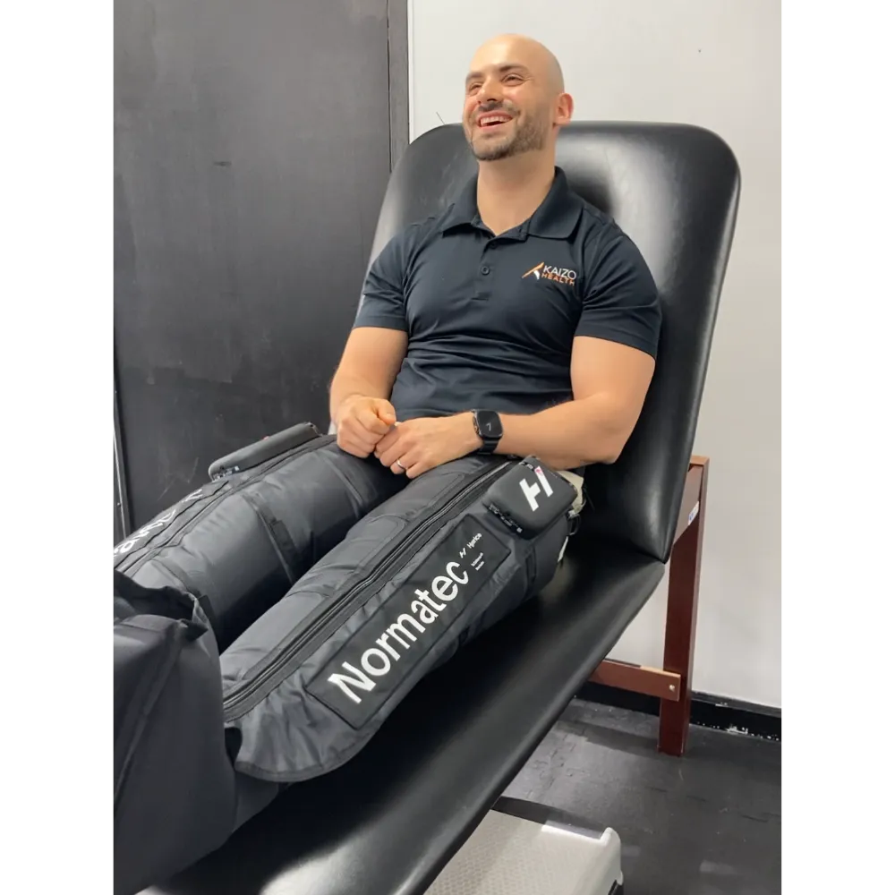 Compression Therapy performed on a patient at Kaizo Health