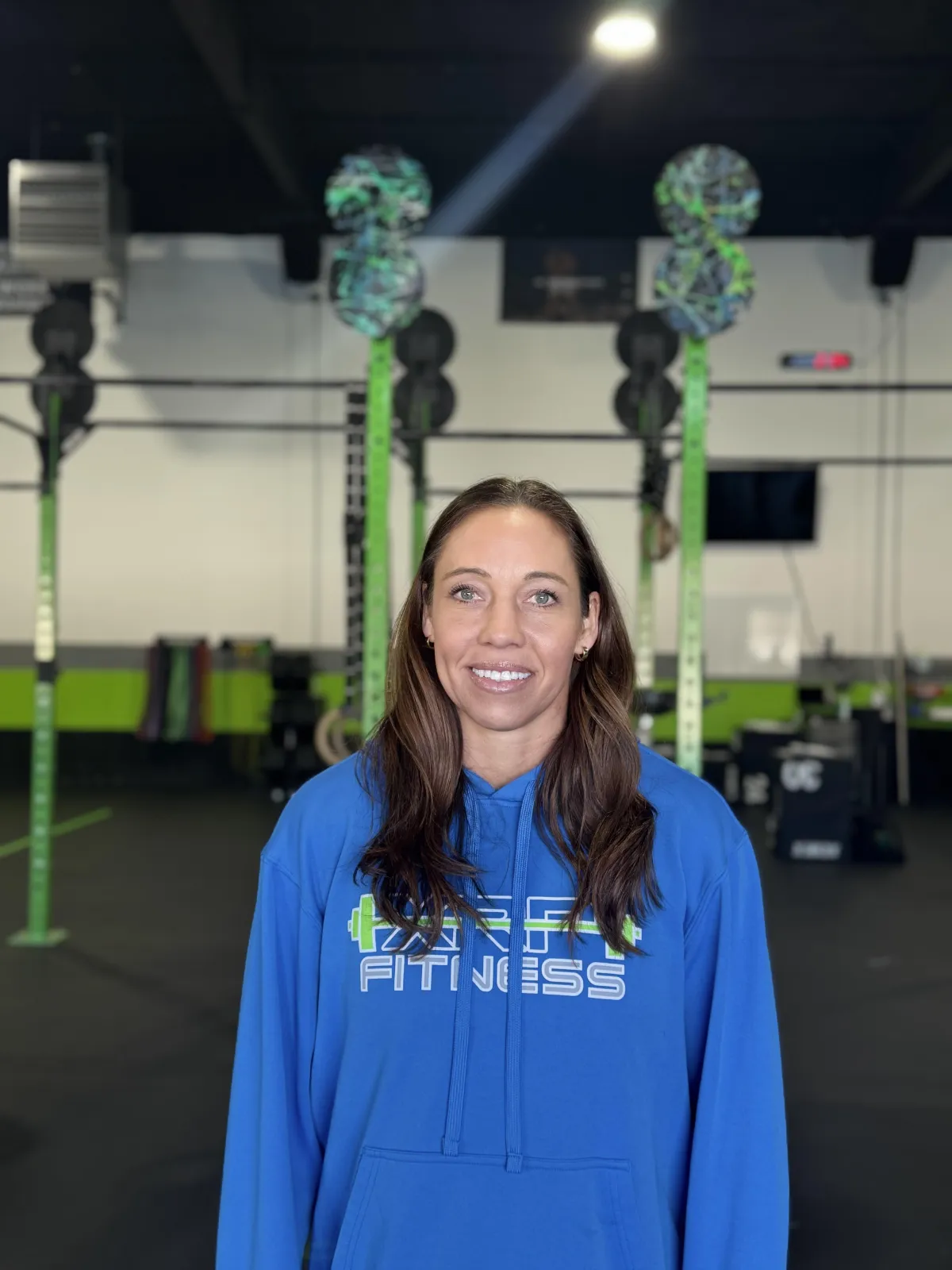 Kim Burken at XRP Fitness gym in Dubuque