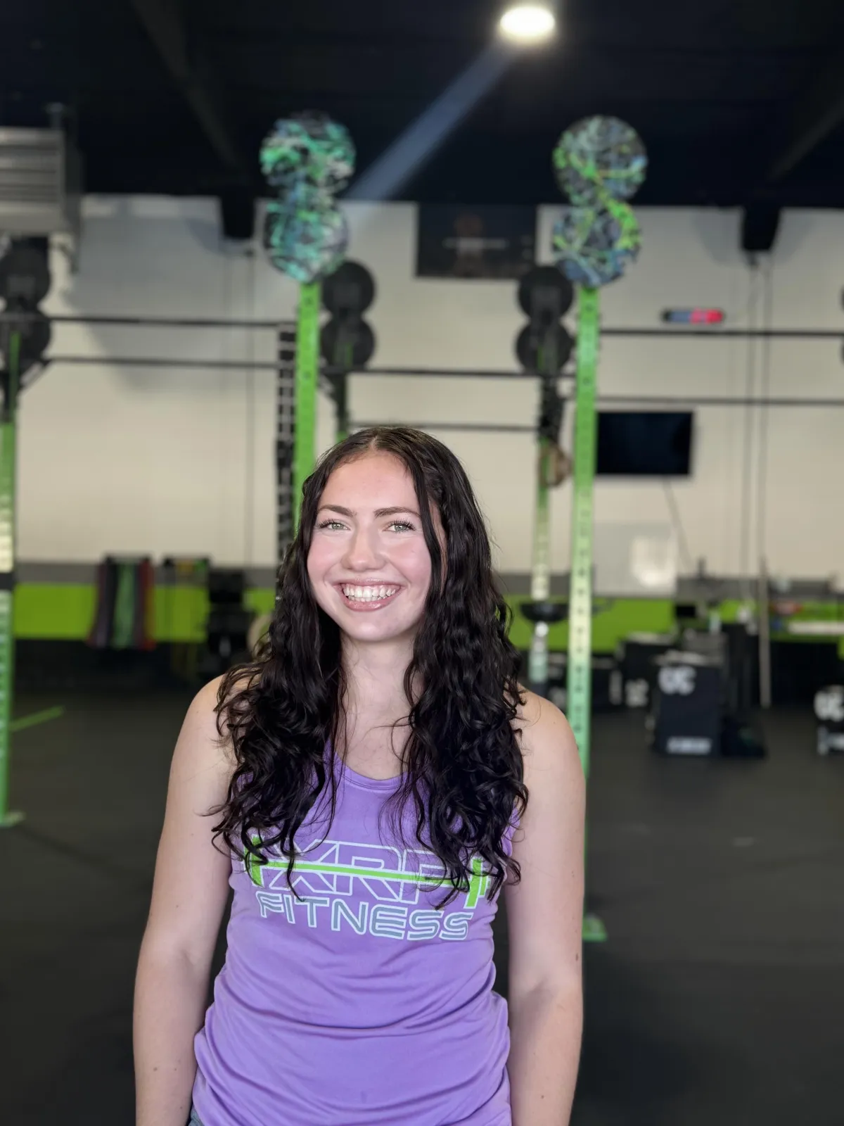 Kim Burken at XRP Fitness gym in Dubuque