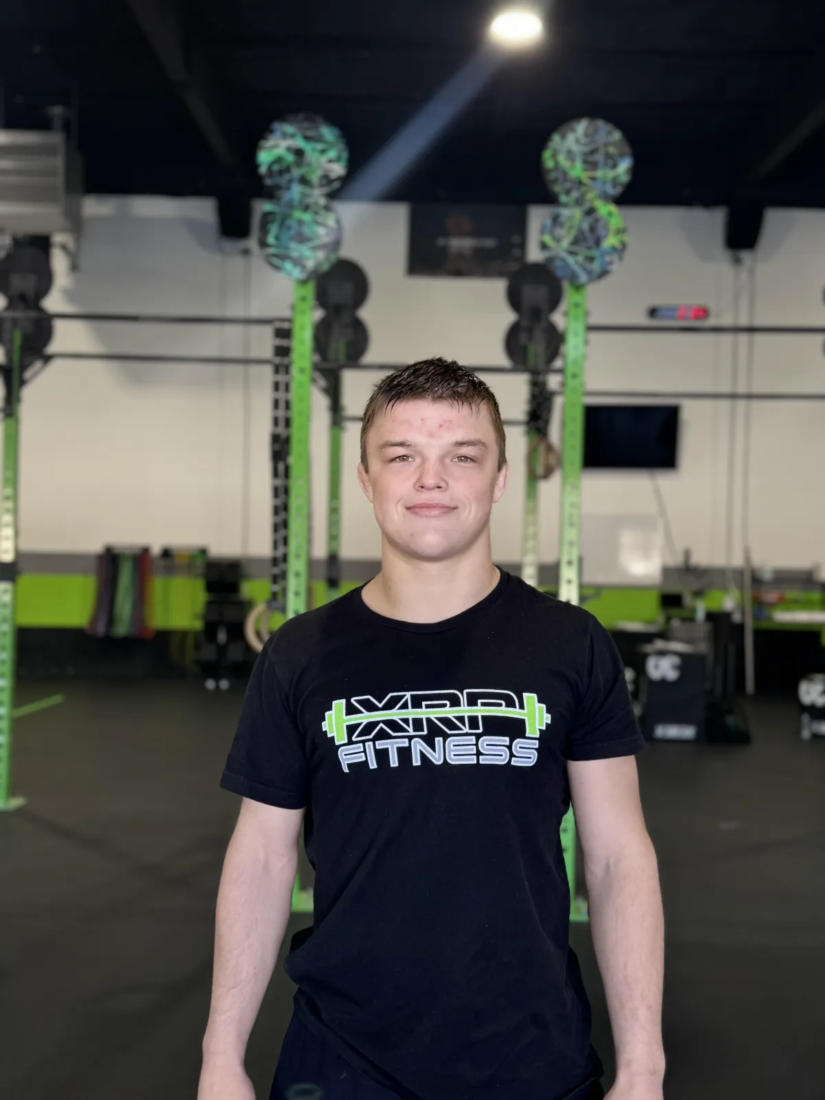 Kim Burken at XRP Fitness gym in Dubuque