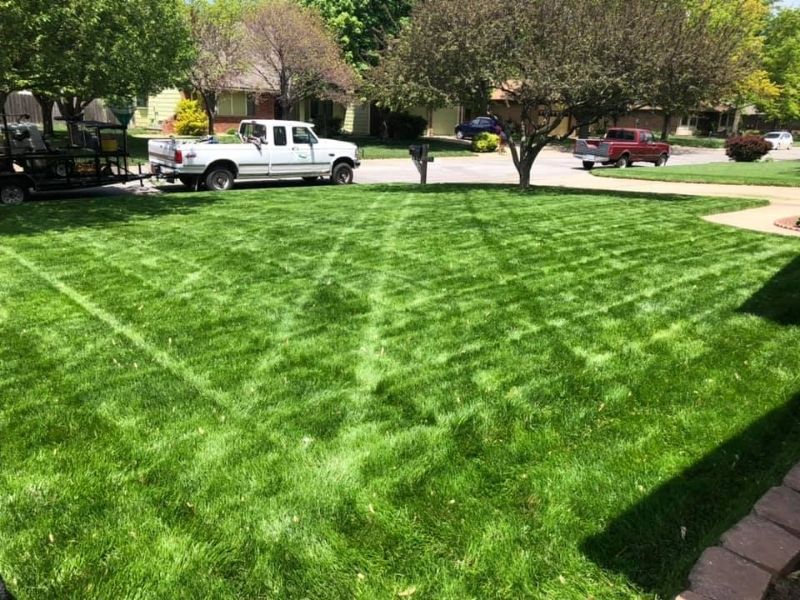 Lawn fertilization service in wichita, ks by green machine lawn and landscape