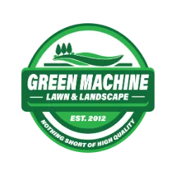 Green Machine Lawn and Landscape Logo from Wichita KS