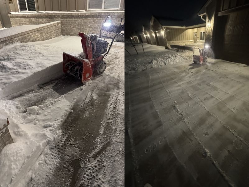 Driveway snow clearing services in wichita