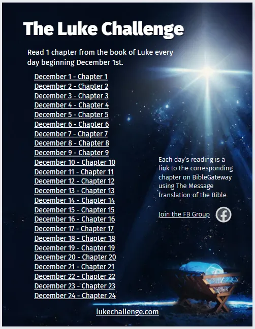 Clickable image to download the Luke Challenge Dark PDF