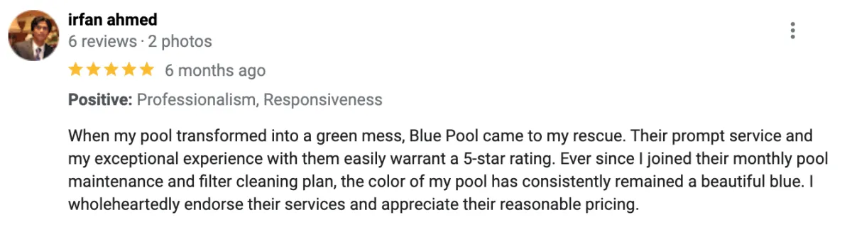 pool service company