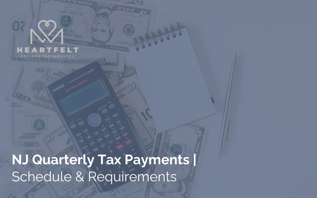 NJ Quarterly Tax Payments | Schedule & Requirements