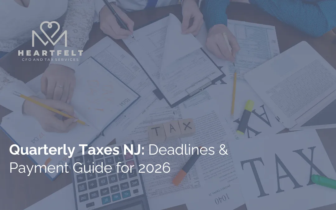 Quarterly Taxes NJ: Deadlines & Payment Guide for 2026