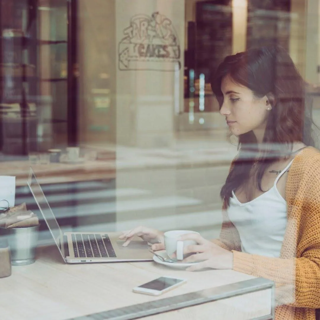 man and woman standing in front of table