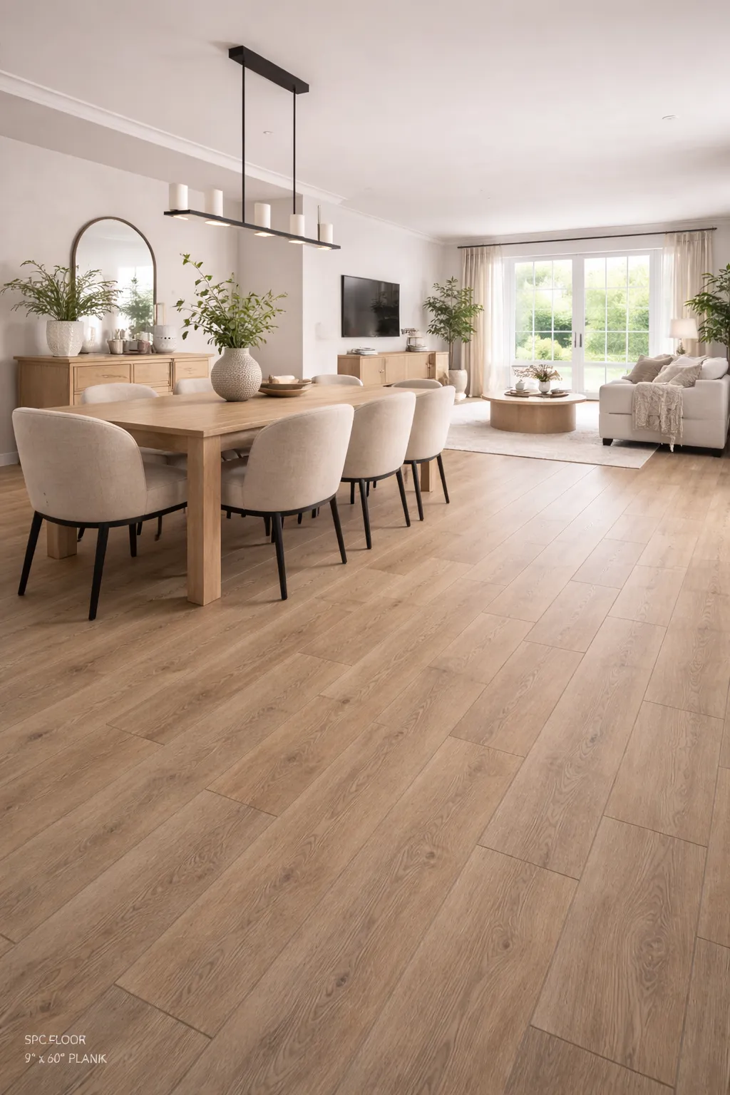 luxury vinyl plank flooring displayed in orlando showroom