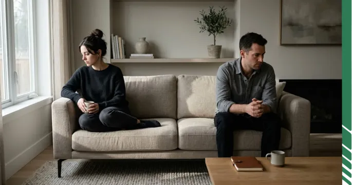 Couple traversant des tensions relationnelles
